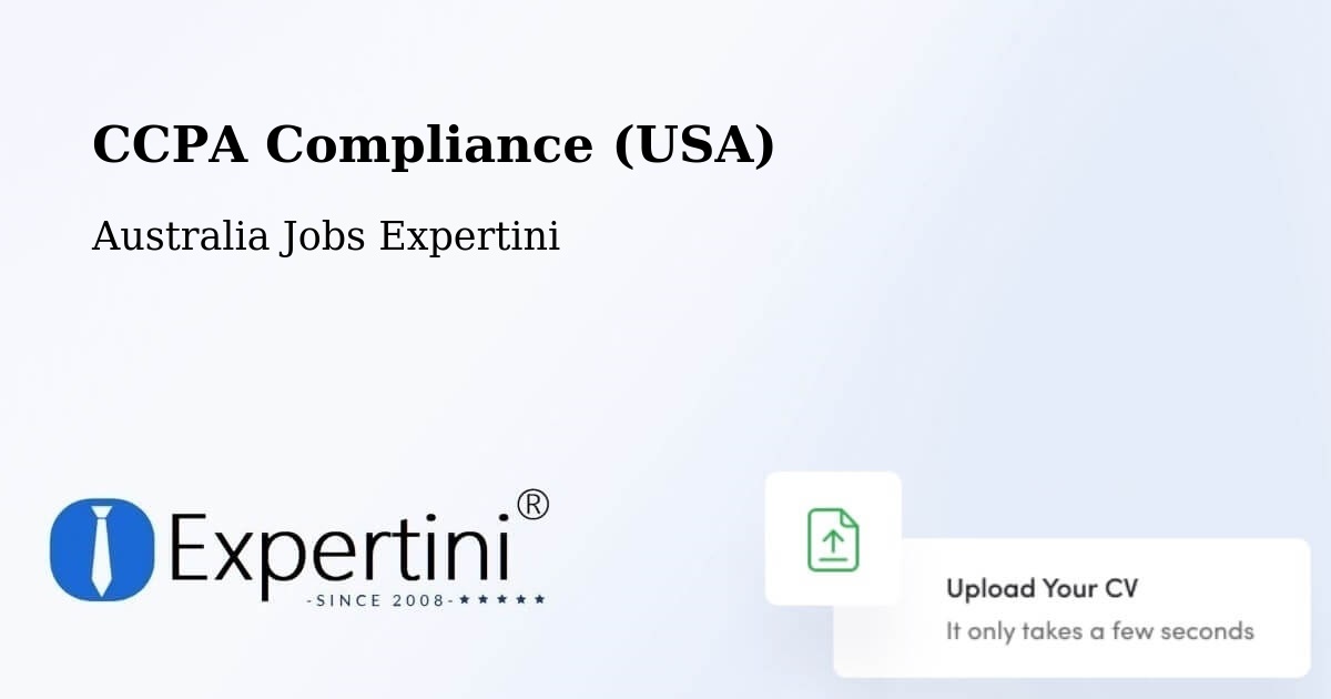CCPA Privacy Rights & Compliance Notice – Fawkner - Australia Jobs Expertini