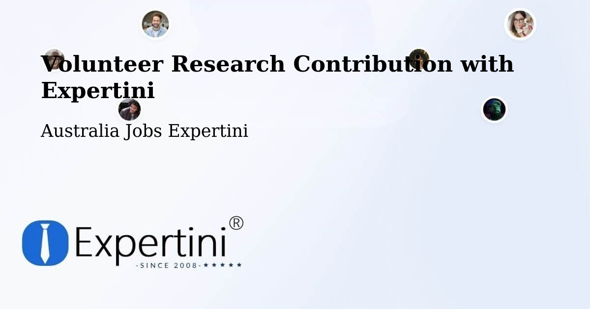 Volunteer Research Contribution Program – Fawkner - Australia Jobs Expertini